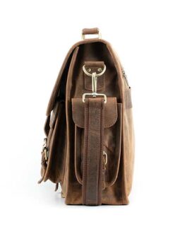 GENUINE LEATHER BAG | FULL GRAIN LEATHER BRIEFCASE