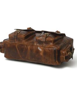 TRAVEL LEATHER BRIEFCASE | GENUINE LEATHER BAG