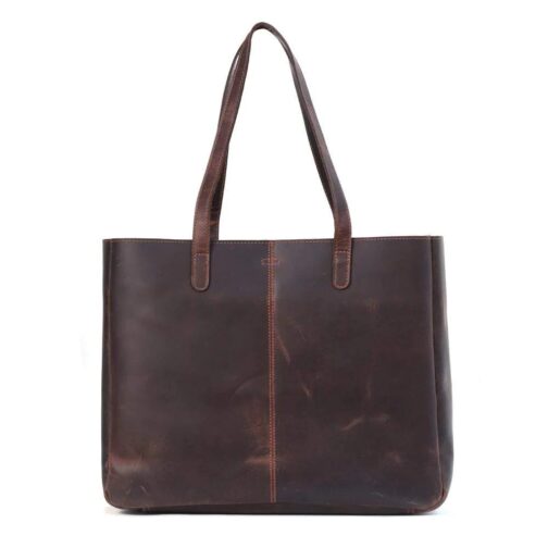 leather tote bag
