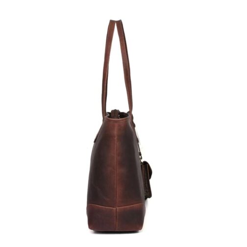 leather tote bag