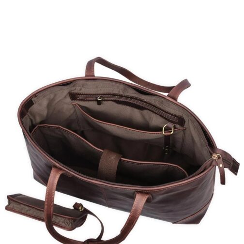 leather tote bag