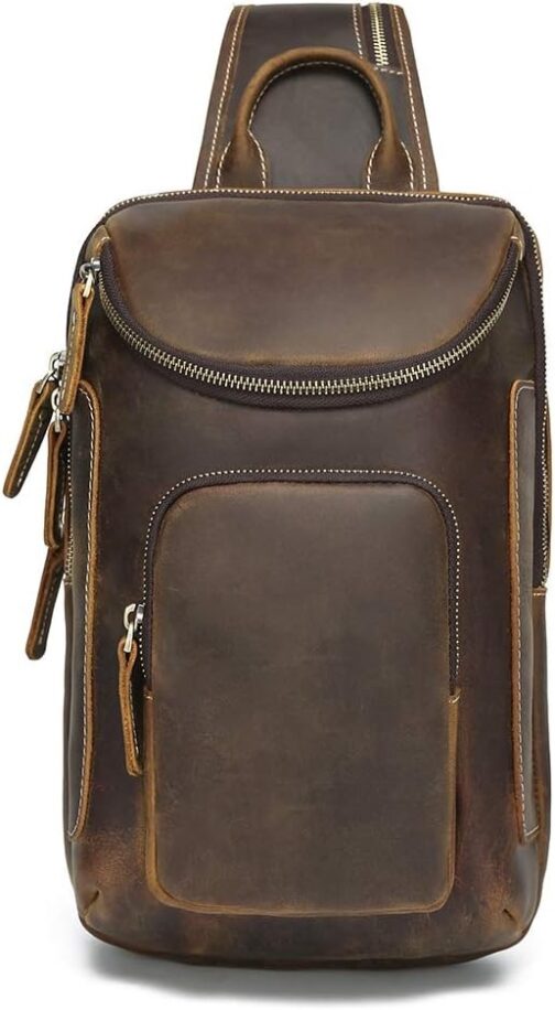 leather side bag